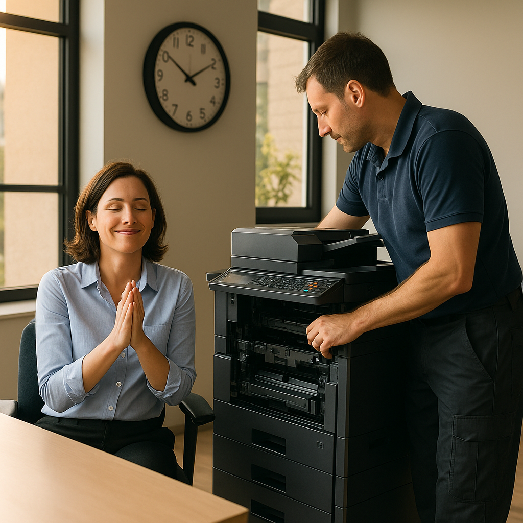 When Your Copier Crashes at Month-End – What Good Service Really Looks Like