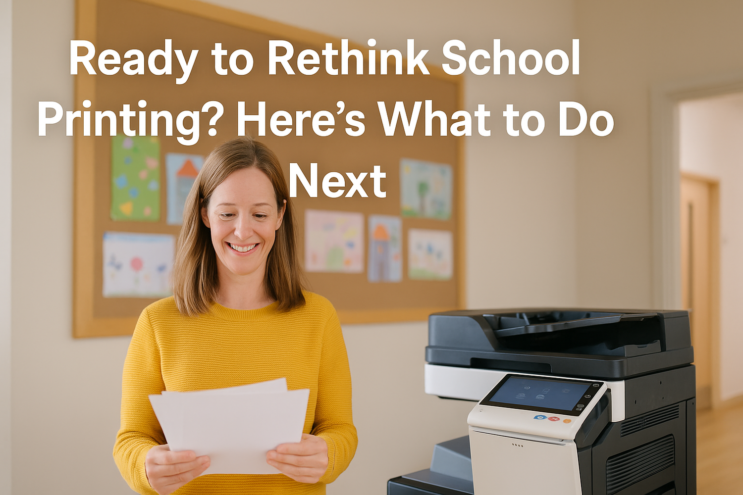 Ready to Rethink School Printing? Here’s What to Do Next