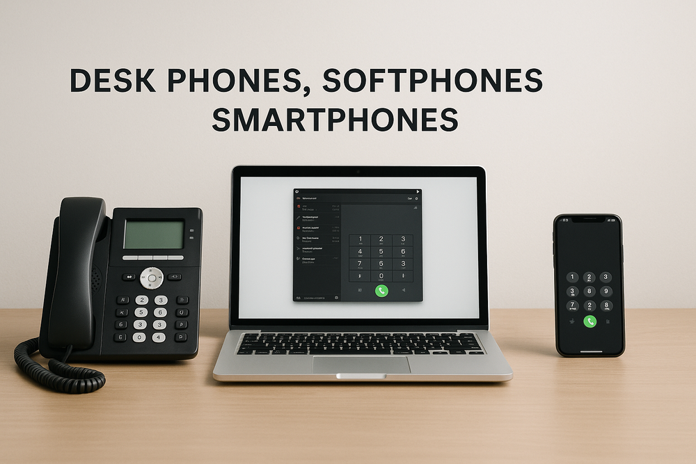 Desk Phones, Softphones & Smartphones – What’s the Best Setup for Your